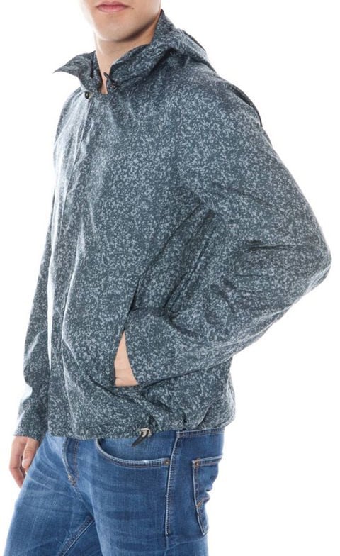 Calvin Klein Grigio Polyamide Men's Jacket Grijs