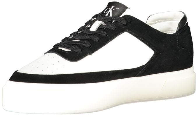 Calvin Klein Bianco Polyurethane Men Sneaker Wit