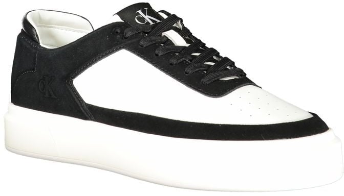 Calvin Klein Bianco Polyurethane Men Sneaker Wit