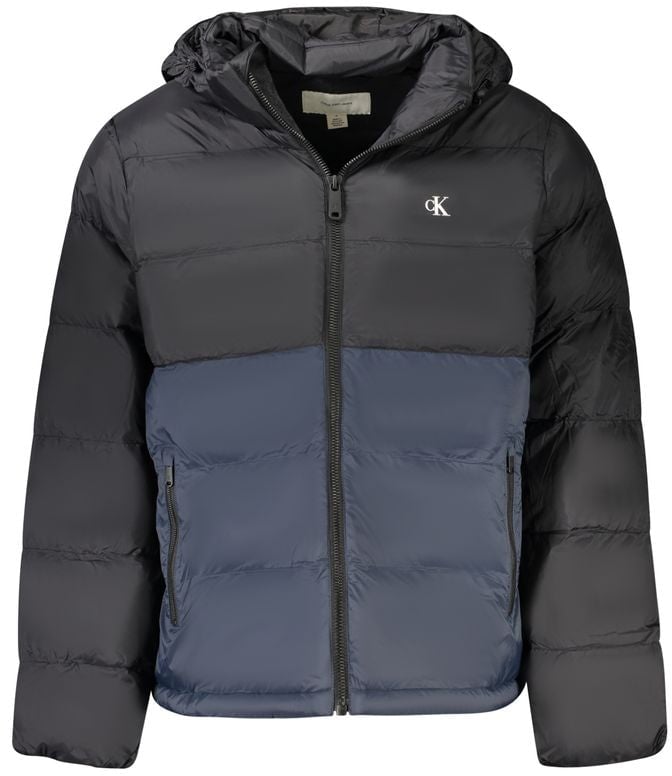 Calvin Klein Black Poliammide Men's Jacket Zwart