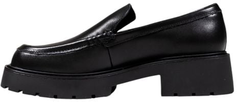Calvin Klein Jeans Black Leather High Heel Pumps Zwart