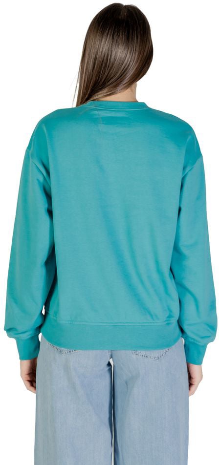 Calvin Klein Jeans Blue Cotton Sweatshirt Blauw