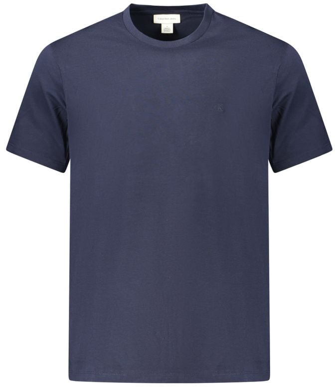 Calvin Klein Blue Cotton Men's T-Shirt Wit