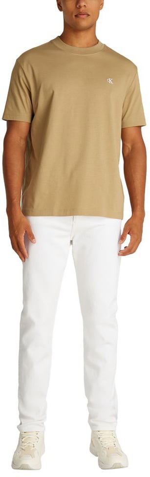 Calvin Klein Jeans White Cotton Skinny Jeans Wit