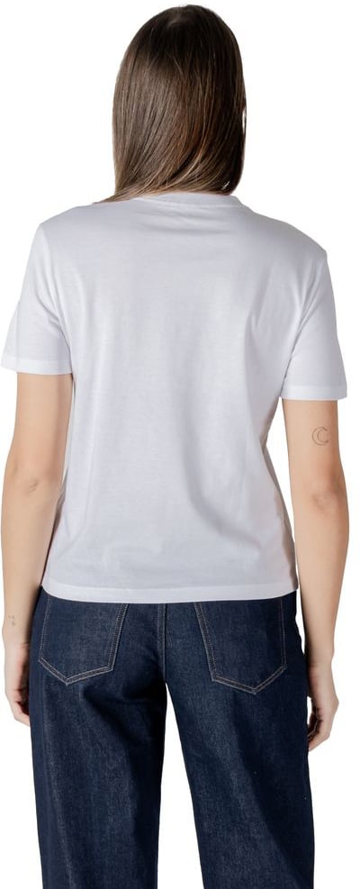 Calvin Klein Jeans White Cotton T-Shirt Wit