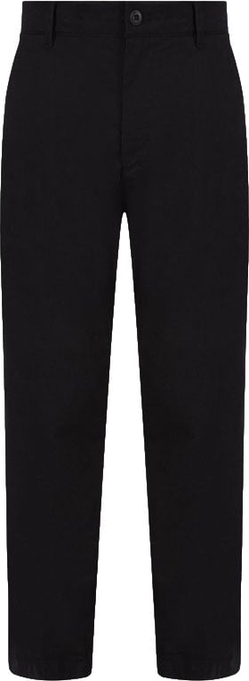 Calvin Klein Jeans Black Recycled Cotton Chino Pants Zwart