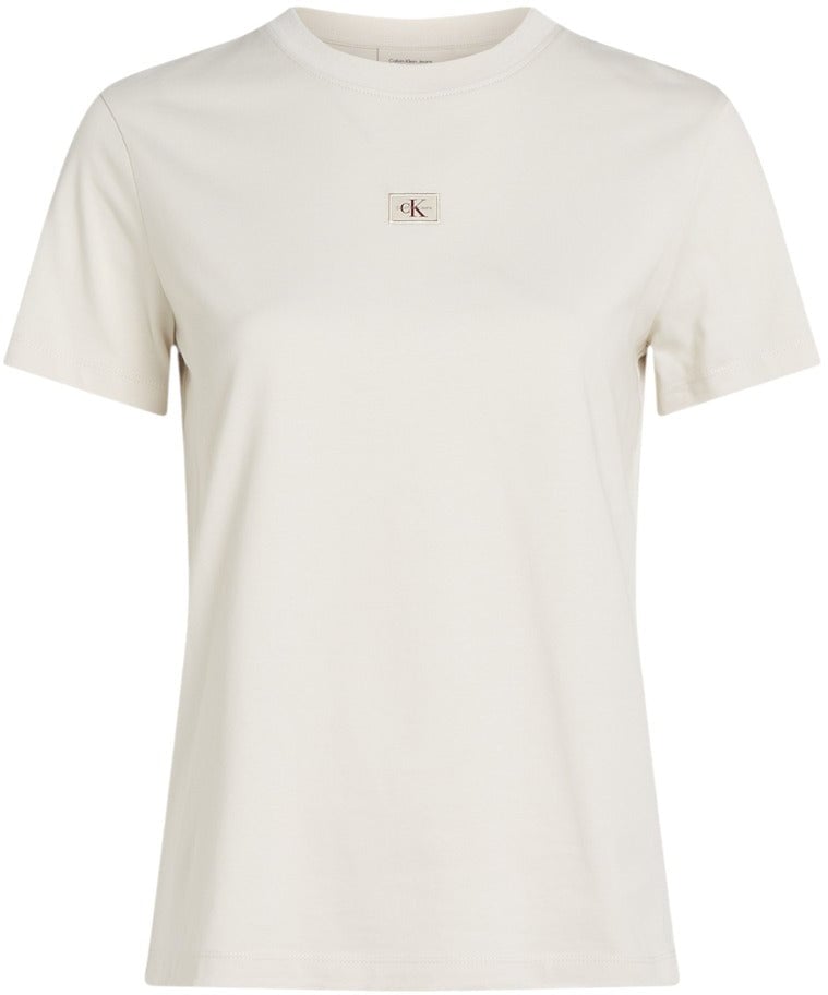 Calvin Klein Jeans Women T-Shirt Beige