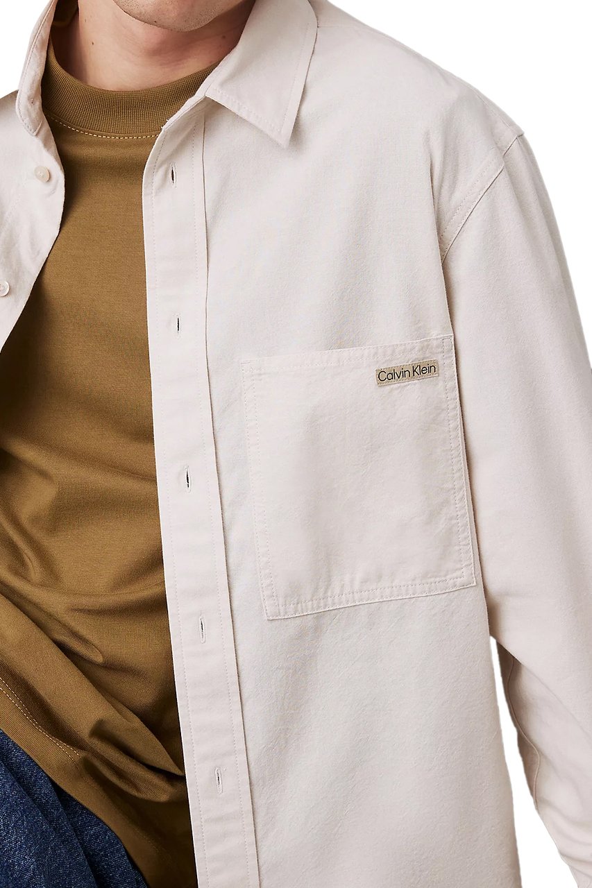 Calvin Klein Shirts Beige Wit