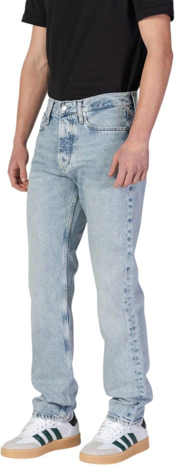 Calvin Klein Jeans Light Blue Organic Cotton Relaxed Fit Jeans Blauw
