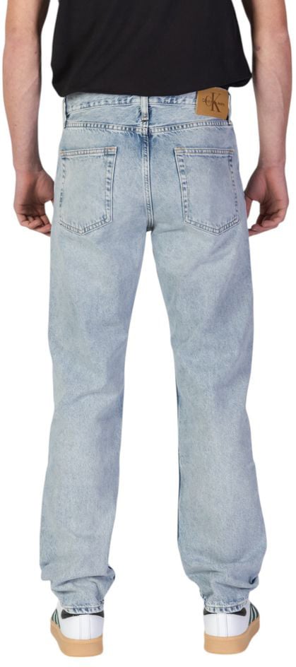 Calvin Klein Jeans Light Blue Organic Cotton Relaxed Fit Jeans Blauw
