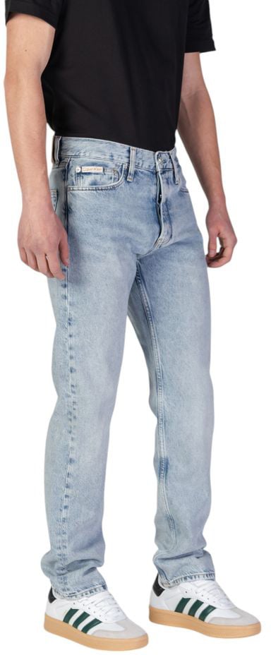 Calvin Klein Jeans Light Blue Organic Cotton Relaxed Fit Jeans Blauw