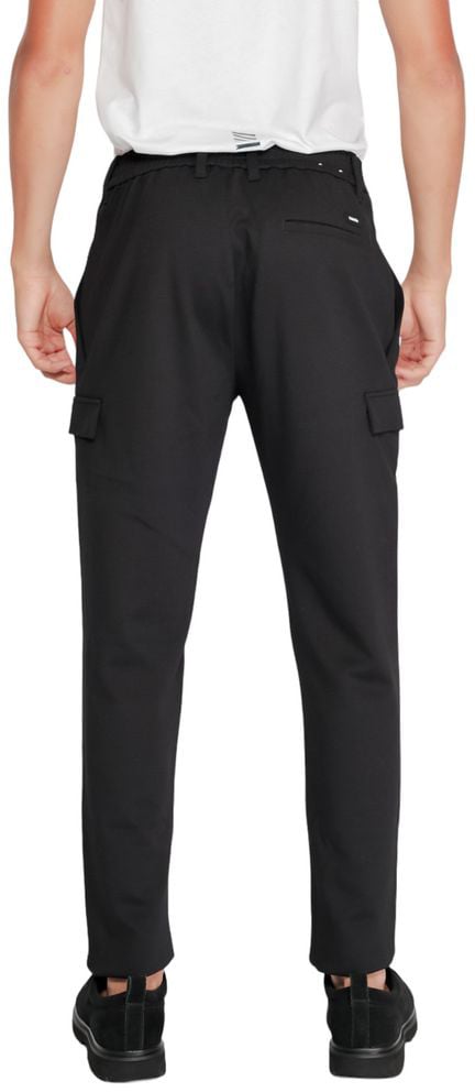 Calvin Klein Black Recycled Polyester Joggers (Workout Pants) Zwart
