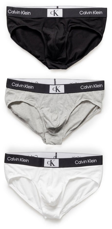 Calvin Klein Underwear White Cotton Briefs Wit