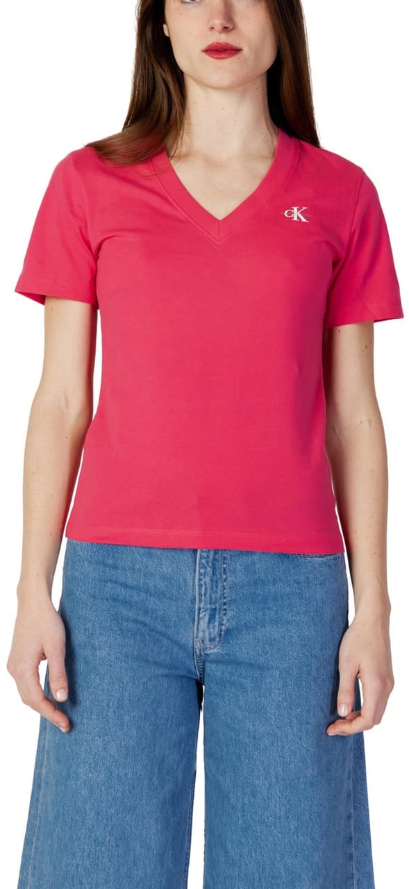 Calvin Klein Jeans Women T-Shirt Roze