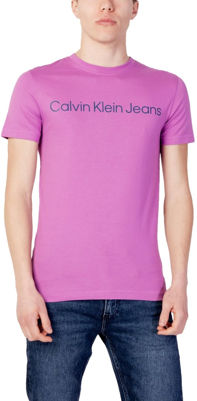 Calvin Klein Calvin Klein Jeans Men T-Shirt Paars
