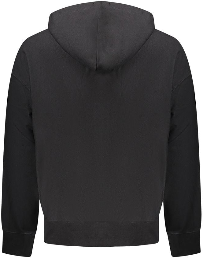 Calvin Klein Black Cotton Men Sweatshirt Zwart