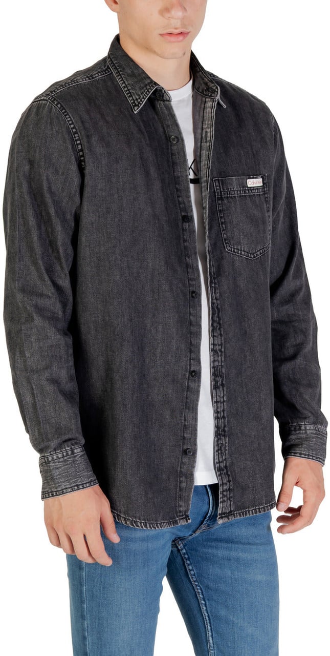 Calvin Klein Jeans Men Shirt Zwart