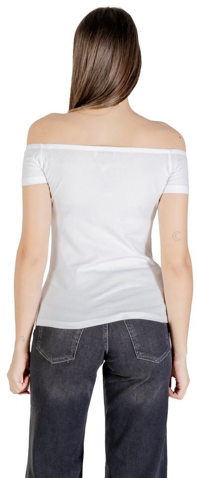 Calvin Klein Jeans White Cotton T-Shirt Wit