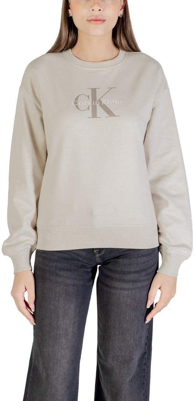 Calvin Klein Jeans Women Sweatshirts Beige