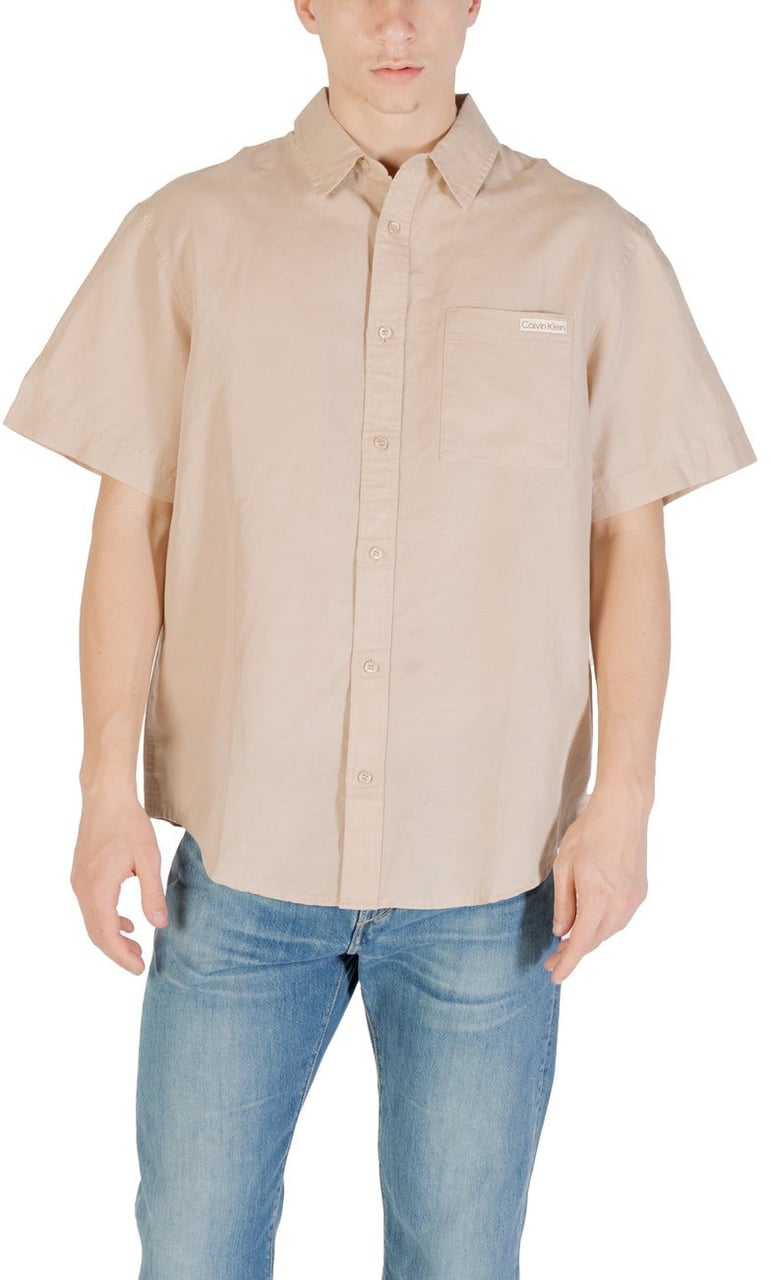 Calvin Klein Jeans Men Shirt Beige