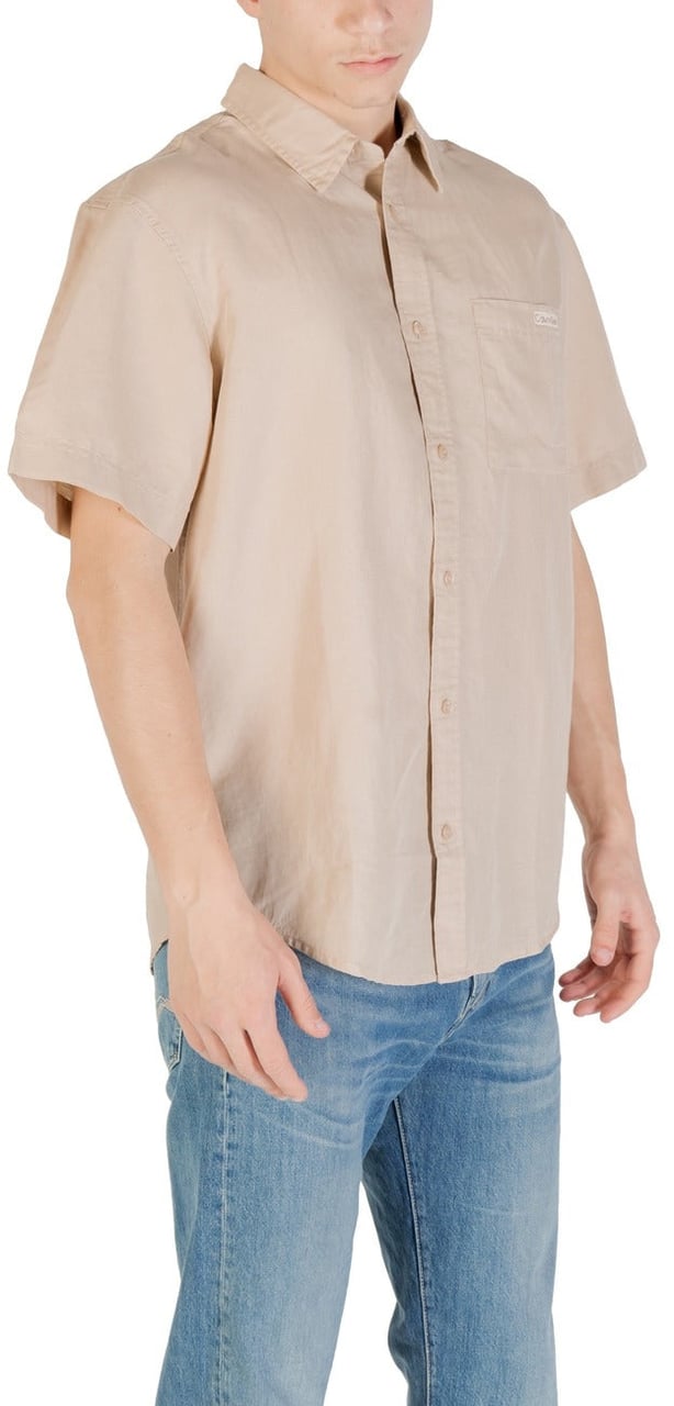 Calvin Klein Jeans Men Shirt Beige