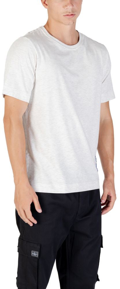 Calvin Klein Sport Gray Cotton T-Shirt Grijs