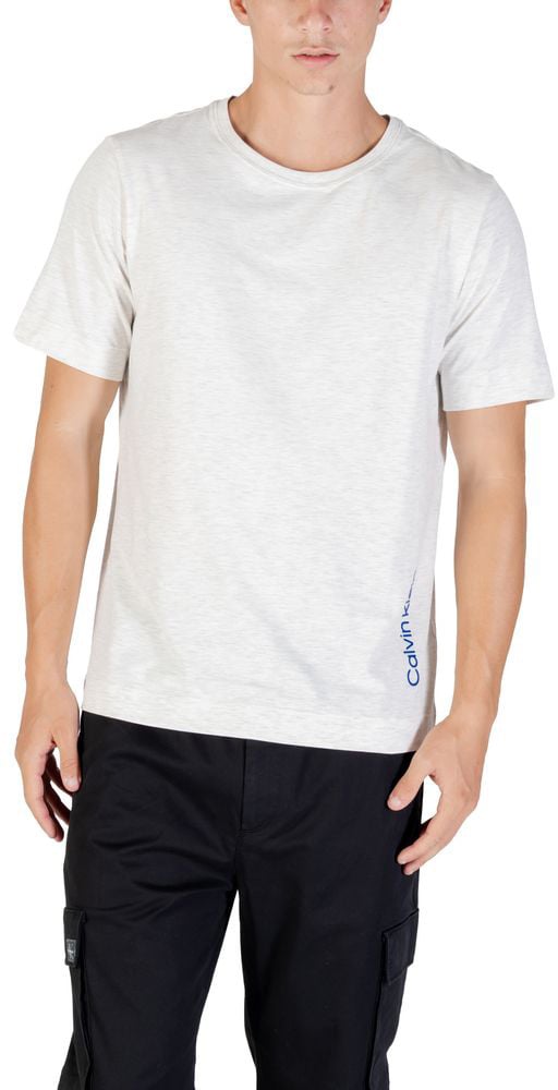 Calvin Klein Sport Gray Cotton T-Shirt Grijs