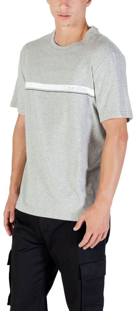 Calvin Klein Sport Gray Cotton Sportswear Grijs