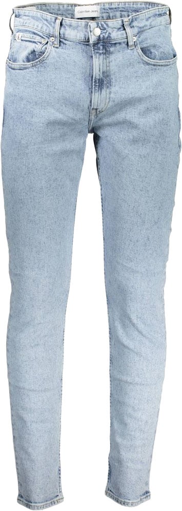 Calvin Klein Azzurro Cotton Men Jeans Blauw