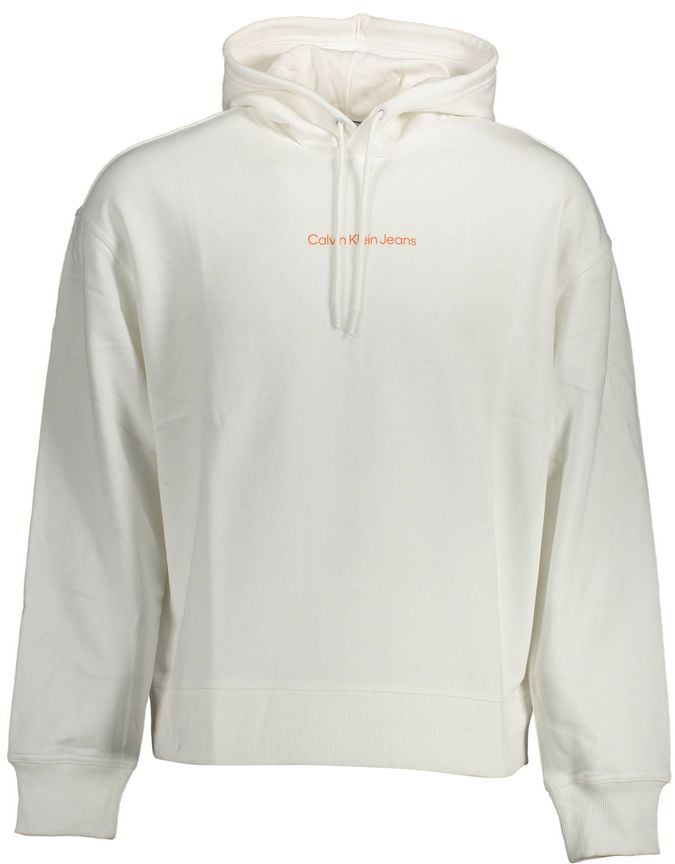 Calvin Klein Calvin Klein Bianco Cotton Men's Sweatshirt Wit