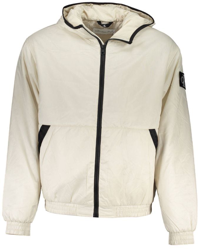 Calvin Klein Calvin Klein Beige Recycled Polyester Men's Jacket Beige