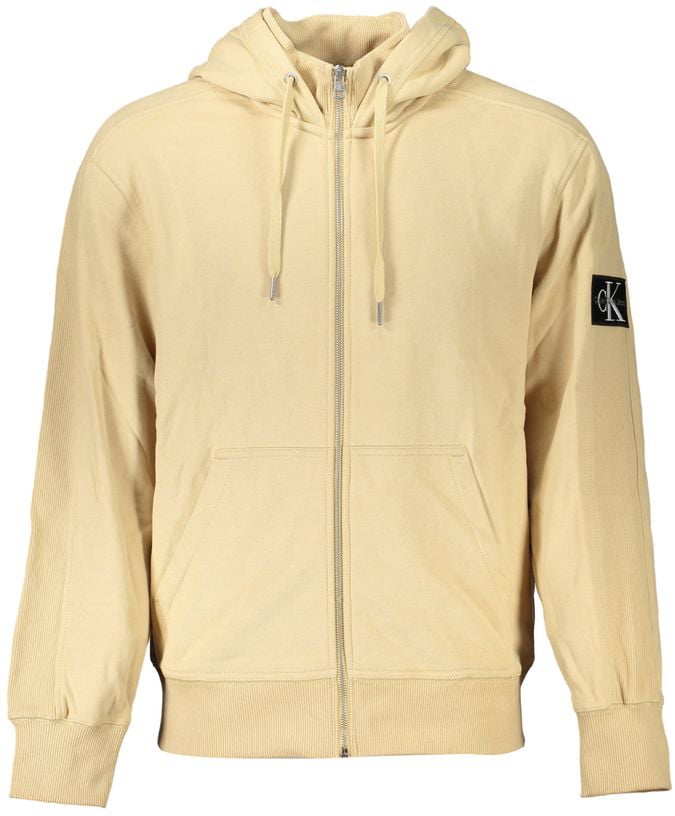 Calvin Klein Beige Cotton Men Sweater Beige