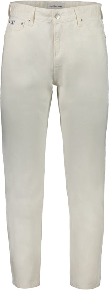 Calvin Klein White Cotton Men Jeans Wit