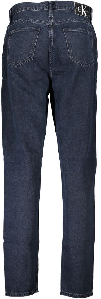Calvin Klein Blu Cotton Women Jeans Blauw
