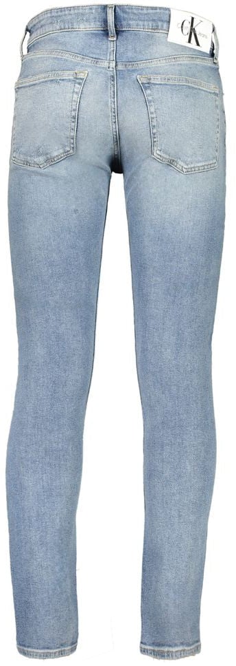 Calvin Klein Blu Cotton Men's Slim Jeans Rood