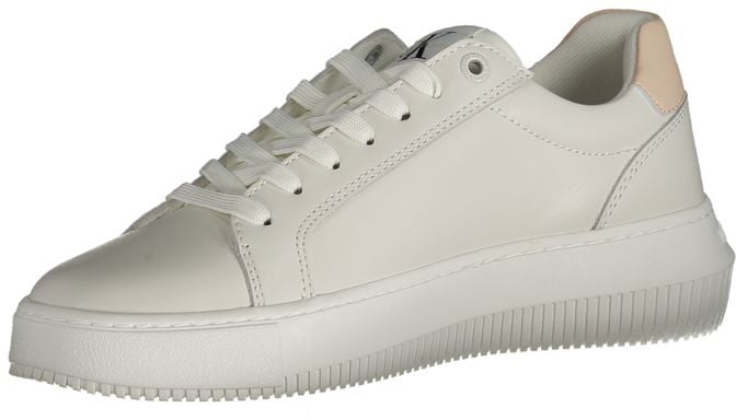 Calvin Klein Bianco Polyurethane Women Sneaker Wit
