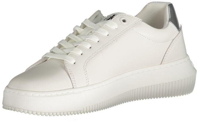 Calvin Klein Bianco Polyurethane Women Sneaker Wit