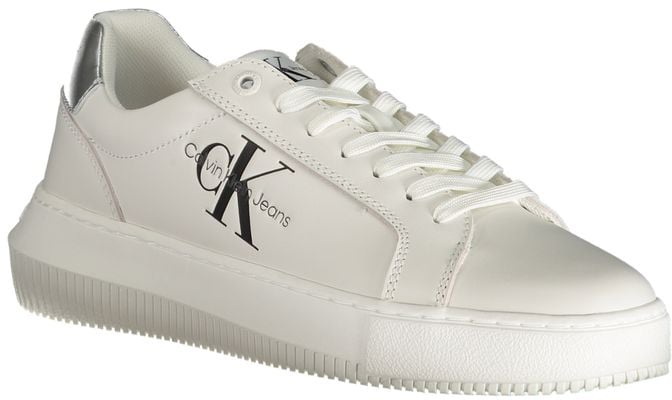 Calvin Klein Bianco Polyurethane Women Sneaker Wit