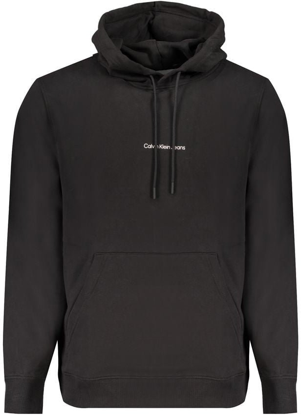 Calvin Klein Calvin Klein Black Cotton Men's Sweatshirt Zwart