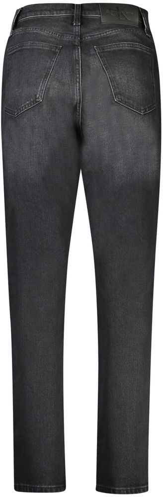 Calvin Klein Nero Cotton Women's Jean Zwart