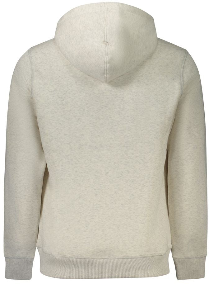 Calvin Klein Grigio Cotton Men's Hoodie Grijs