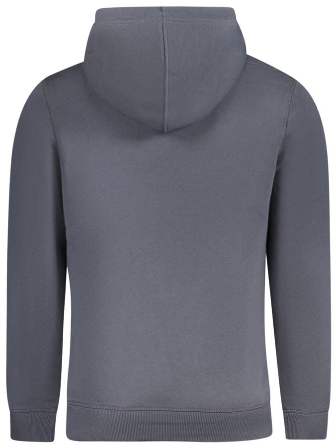 Calvin Klein Blu Cotton Men Sweatshirt Blauw
