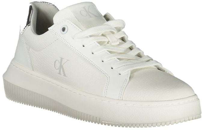 Calvin Klein Bianco Poliuretano Donna Sneaker Wit