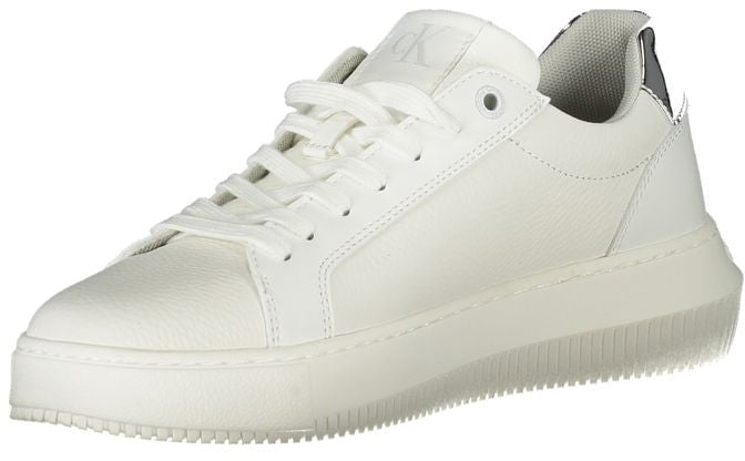 Calvin Klein Bianco Poliuretano Donna Sneaker Wit
