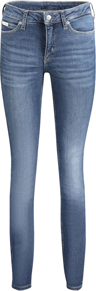 Calvin Klein Blu Cotton Women Jeans Blauw