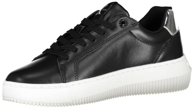 Calvin Klein Nero Leather Women Sneaker Zwart