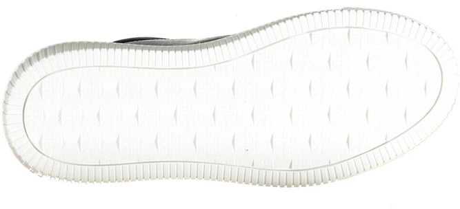 Calvin Klein Black Leather Women Sneaker Zwart