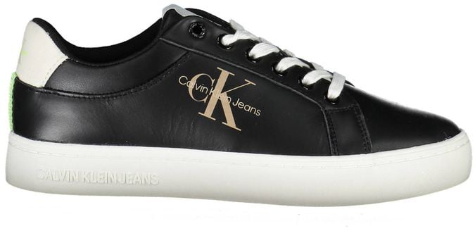 Calvin Klein Nero Polyester Women Sneaker Zwart