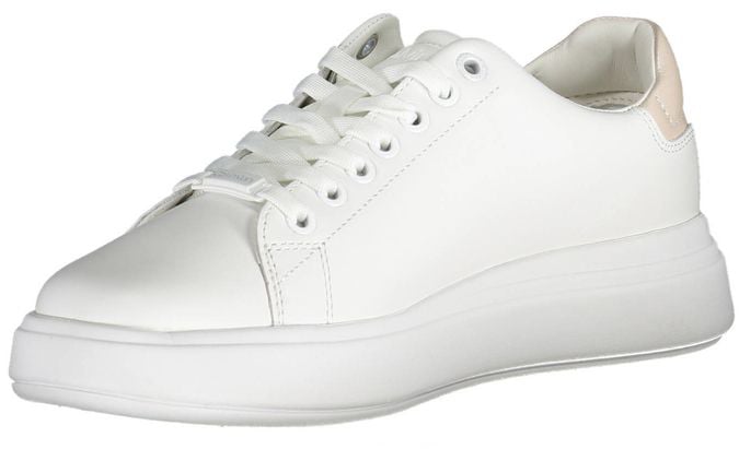 Calvin Klein Bianco Pelle Donna Sneaker Wit