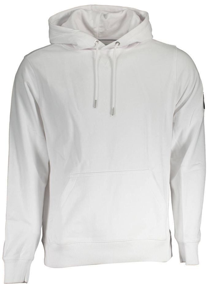 Calvin Klein Calvin Klein Bianco Cotton Men Sweatshirt Wit